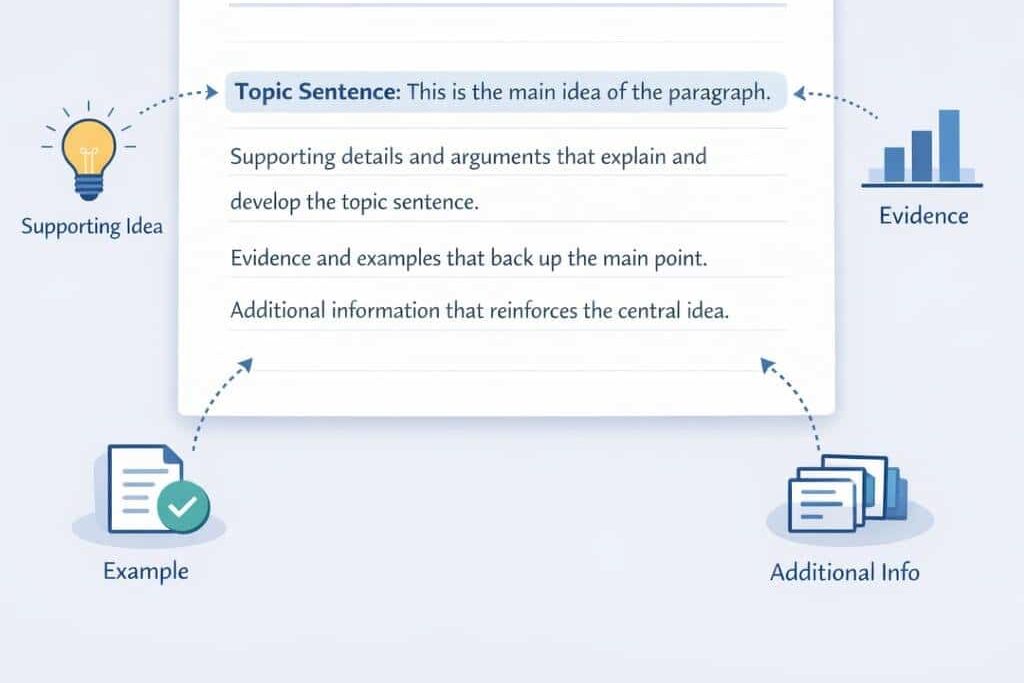 Diagram showing How to Write a Research Paper